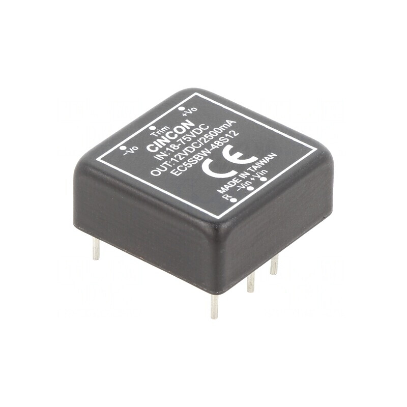Convertor DC/DC 30W 18-75V la 12V 2500mA | Electronic-mag.ro | Componente Electronice