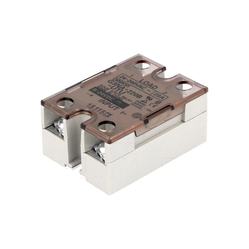 Releu Semiconductor 1-Fazat 5-24VDC 20A 24-240VAC | Electronic-mag.ro | Componente Electronice
