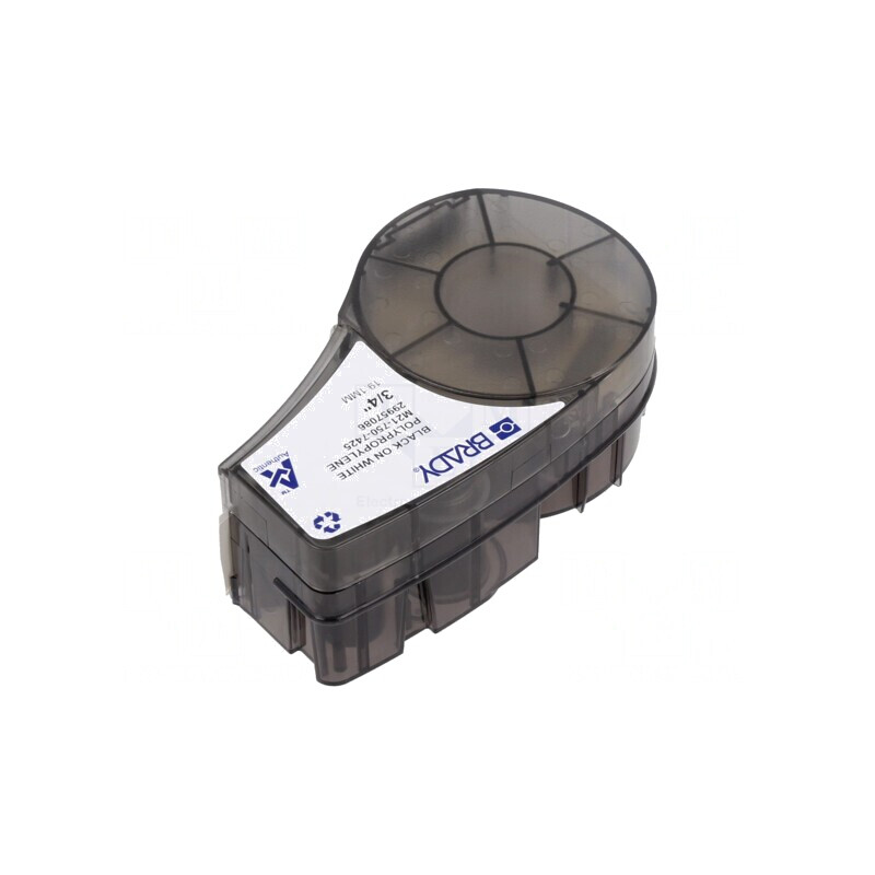 Bandă albă 19,1mm 6,4m cu caractere negre | Electronic-mag.ro | Componente Electronice