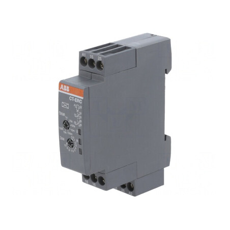 Timer Electronic DPDT pentru Şină DIN 0,05s-100h 24-240VAC 24-48VDC | Electronic-mag.ro | Componente Electronice