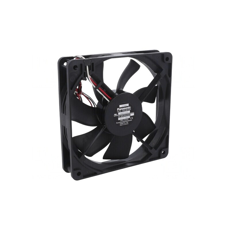 Ventilator axial 12V 120x120x25mm 155m3/h 37dBA cu bilă | Electronic-mag.ro | Componente Electronice