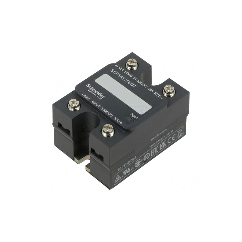Releu Semiconductori 1-Fazat 25A 24-300VAC 4-32VDC SSP1A125BDT | Electronic-mag.ro | Componente Electronice
