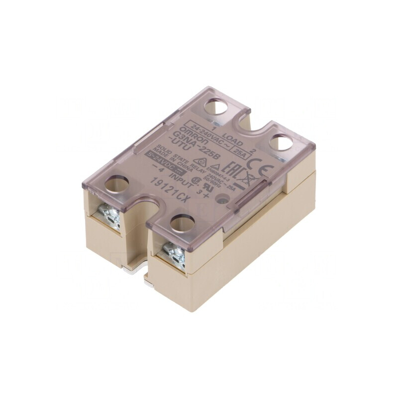 Releu semiconductor 25A 24-240VAC 1-fazat 5-24VDC | Electronic-mag.ro | Componente Electronice
