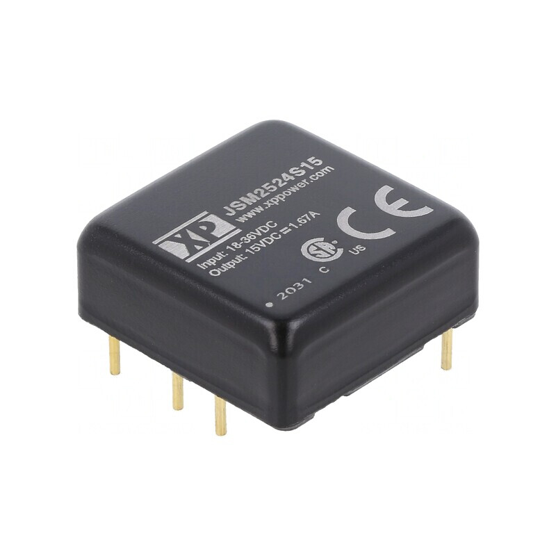 Convertor DC/DC 25W 18-36V la 15V 1.67A | Electronic-mag.ro | Componente Electronice