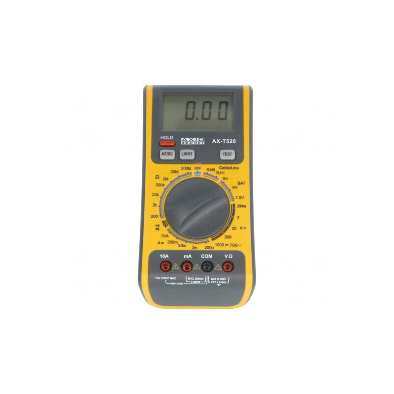 Multimetru digital LCD 3,5 cifre AX-T520 | Electronic-mag.ro | Componente Electronice