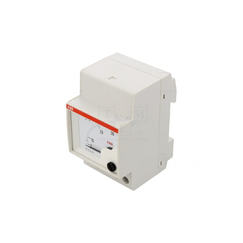 Ampermetru pentru Şină DIN 0-30A Clasa 1,5 50-60Hz AMT1 | Electronic-mag.ro | Componente Electronice