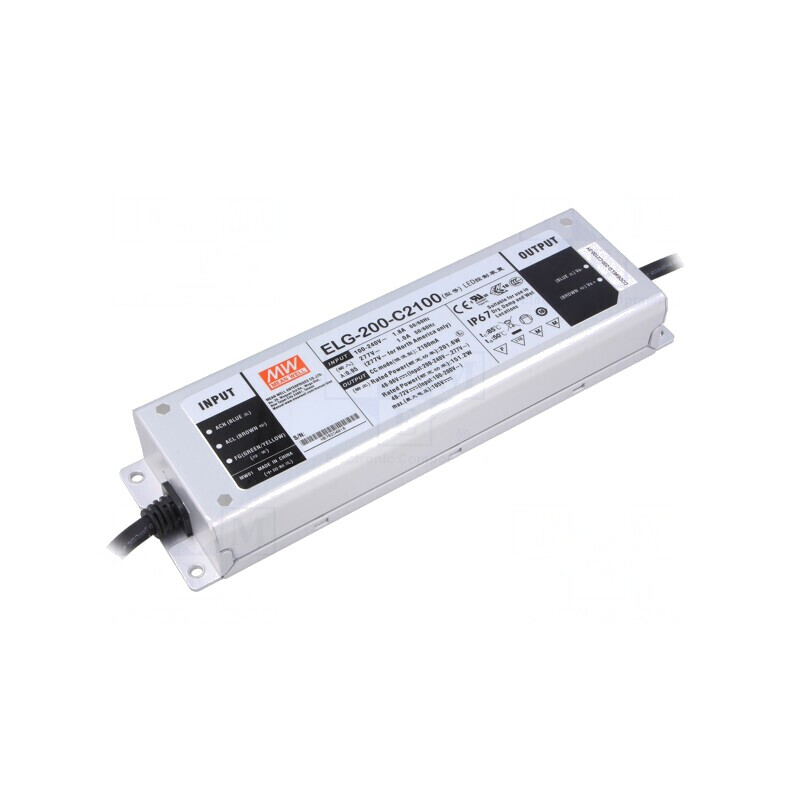 Alimentator LED 201,6W 48-96V 2100mA | Electronic-mag.ro | Componente Electronice