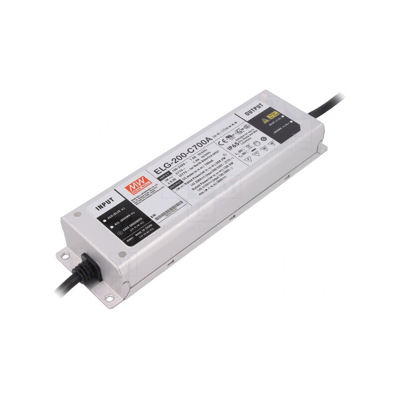 Alimentator LED 200W IP65 350-700mA | Electronic-mag.ro | Componente Electronice