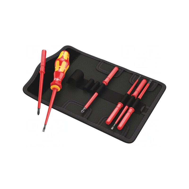 Kit șurubelnițe izolate 6 buc cu etui | Electronic-mag.ro | Componente Electronice