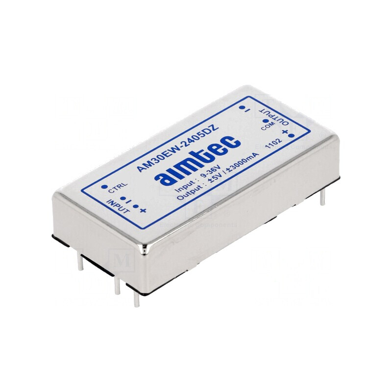 Convertor DC/DC 30W 9-36V la 5V și -5V | Electronic-mag.ro | Componente Electronice