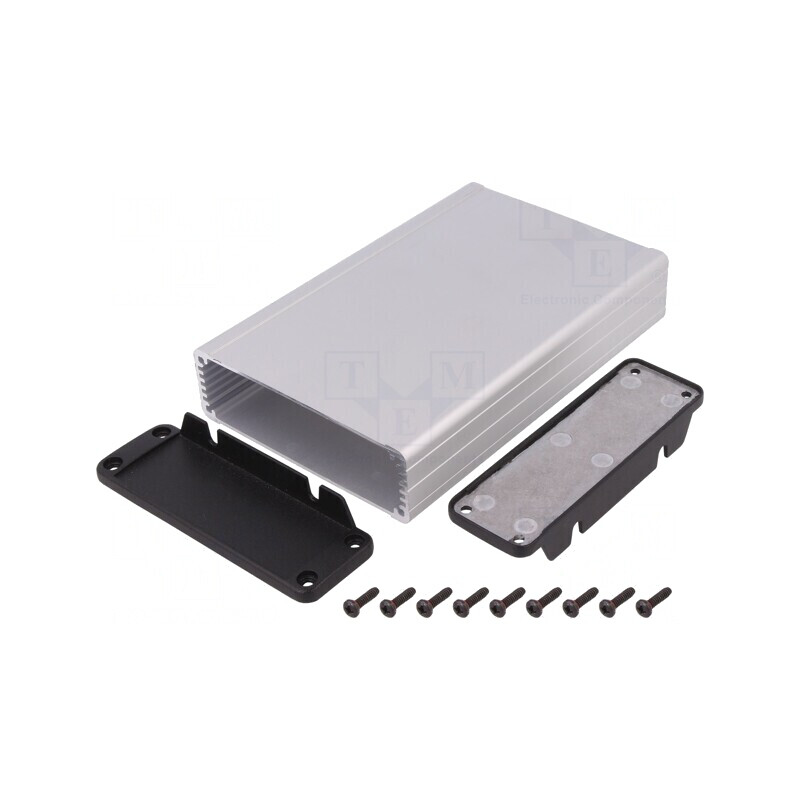 Carcasă aluminiu naturală 104x160x32mm | Electronic-mag.ro | Componente Electronice