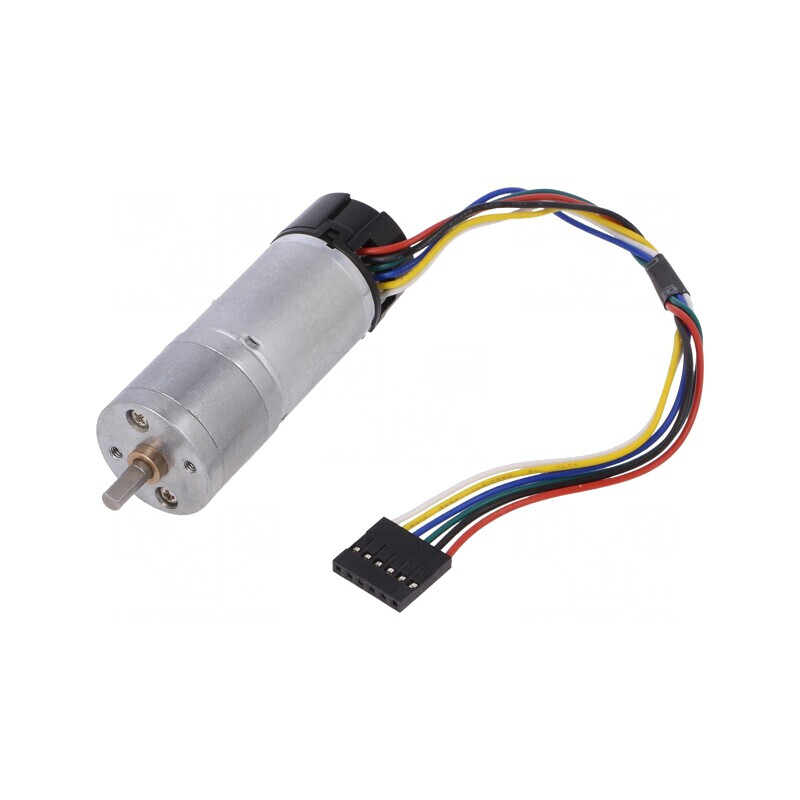 Motor DC cu Codificator și Transmisie 12V 75:1 Metal Geared | Electronic-mag.ro | Componente Electronice