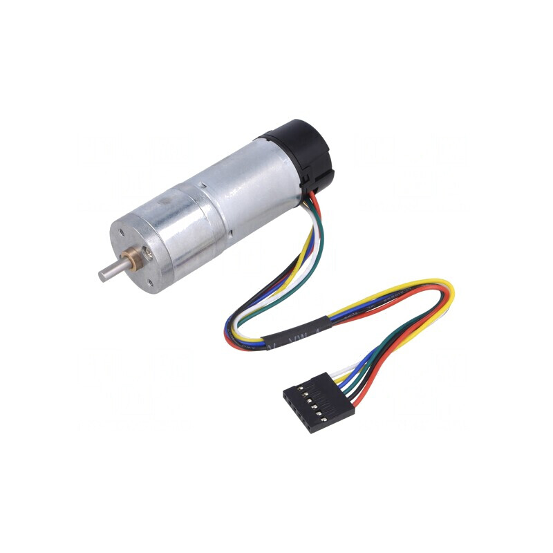 Motor DC cu Codificator și Transmisie 12V 227:1 METAL GEARMOTOR | Electronic-mag.ro | Componente Electronice