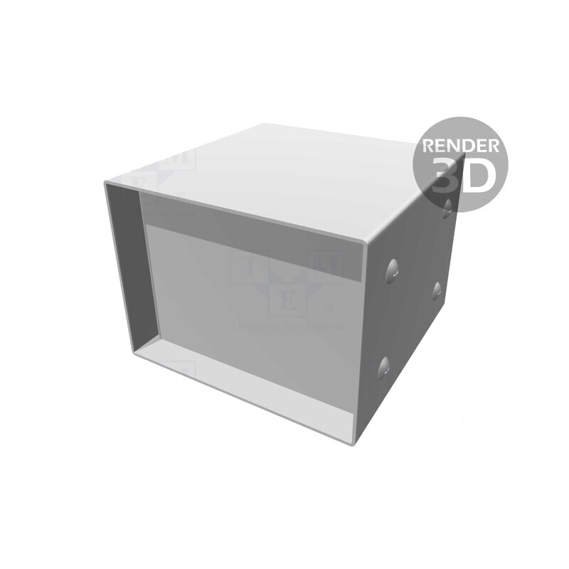 Carcasă din oțel cu panou 1458A3 102x102x76mm | Electronic-mag.ro | Componente Electronice