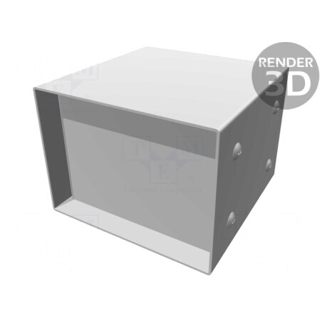 Carcasă din oțel cu panou 1458A3 102x102x76mm | Electronic-mag.ro | Componente Electronice