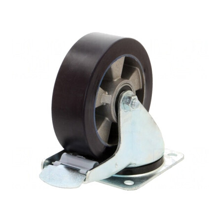Roată de Transport Poliuretan 500kg 160mm | Electronic-mag.ro | Componente Electronice