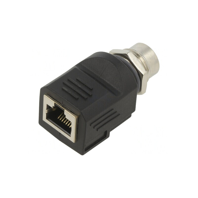 Adaptor M12 Mamă RJ45 Soclu Ethernet | Electronic-mag.ro | Componente Electronice Adaptor M12 Mamă RJ45 Soclu Ethernet | Electronic-mag.ro | Componente Electronice