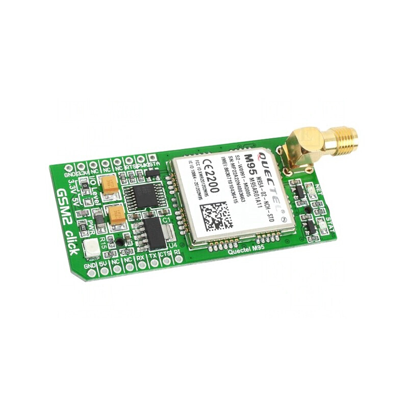 Placă Prototip GSM/GPRS UART Quectel M95 GSM2 CLICK | Electronic-mag.ro | Componente Electronice Placă Prototip GSM/GPRS UART Quectel M95 GSM2 CLICK | Electronic-mag.ro | Componente Electronice