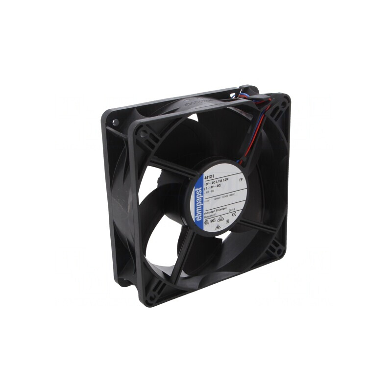 Ventilator axial DC 12V 119x119x38mm 148.2m3/h 37dBA | Electronic-mag.ro | Componente Electronice