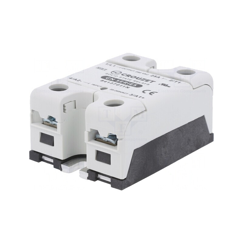 Releu Semiconductor 25A 1-Fazat 20-265VAC 48-660VAC | Electronic-mag.ro | Componente Electronice