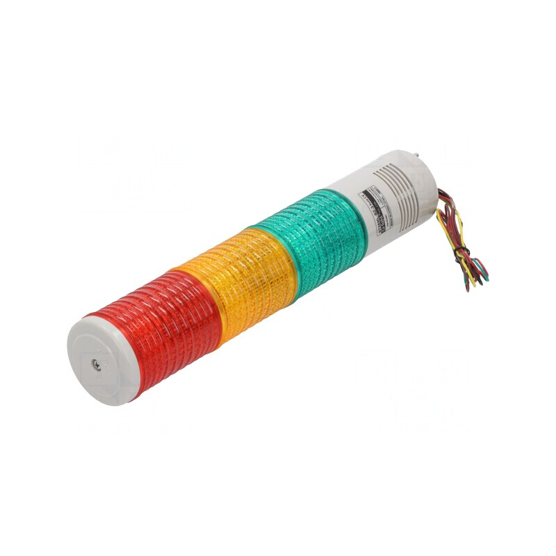 Coloană de Semnalizare LED Roșu/Ambră/Verde 24V | Electronic-mag.ro | Componente Electronice