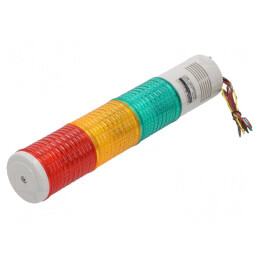 Coloană de Semnalizare LED Roșu/Ambră/Verde 24V | Electronic-mag.ro | Componente Electronice