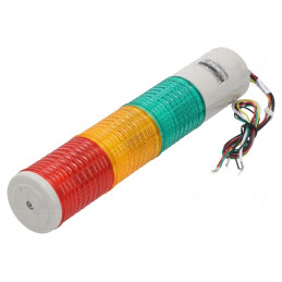Coloană semnalizare LED roșu/ambră/verde 24V | Electronic-mag.ro | Componente Electronice