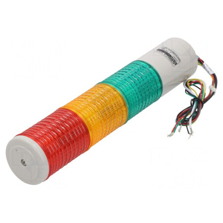 Coloană semnalizare LED roșu/ambră/verde 24V | Electronic-mag.ro | Componente Electronice