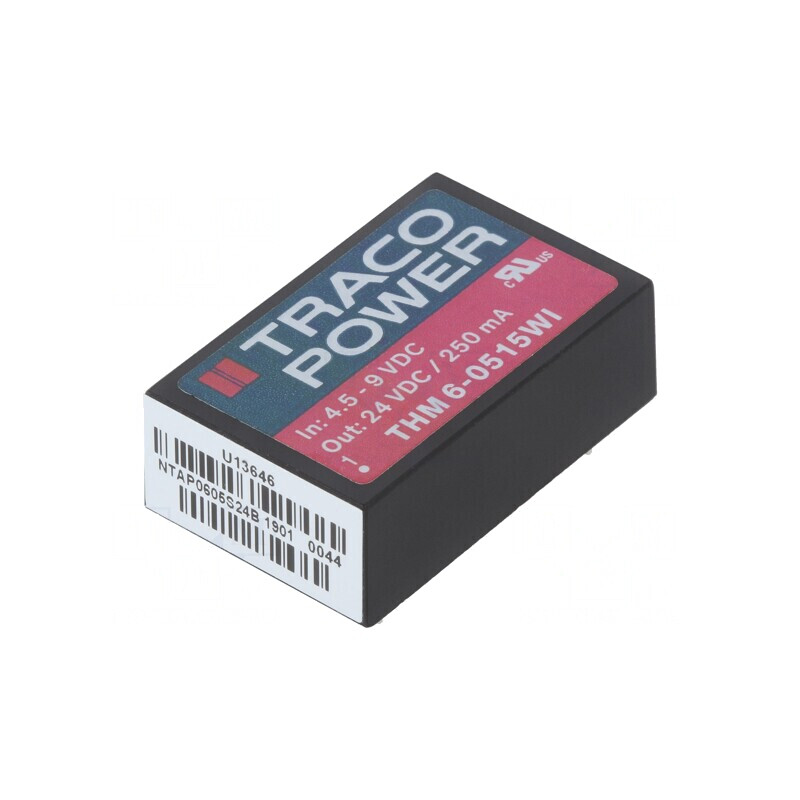 Convertor DC/DC 6W 4.5-9V la 24V 250mA DIP24 | Electronic-mag.ro | Componente Electronice