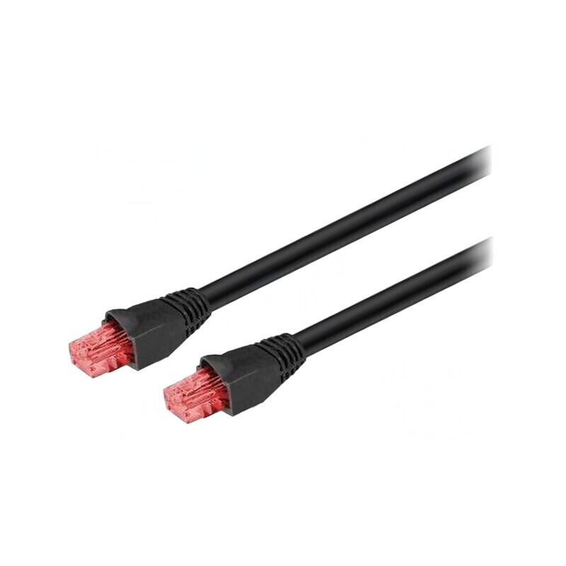 Patch Cord U/UTP Cat6 60m Negru | Electronic-mag.ro | Componente Electronice