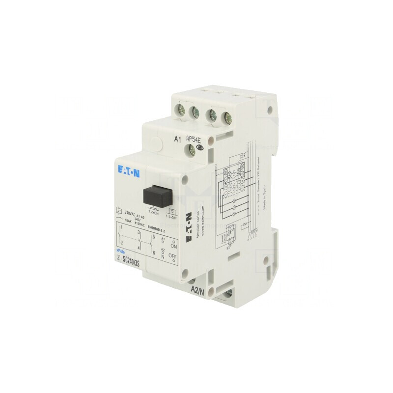 Releu Bistabil de Impulsuri NO 16A IP20 | Electronic-mag.ro | Componente Electronice