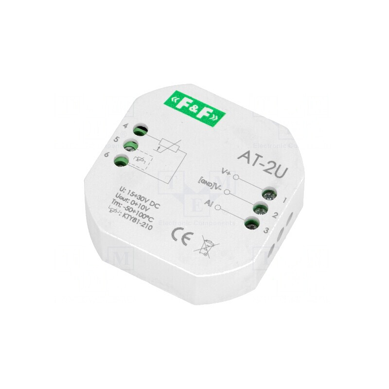 Adaptor de Temperatură 15-30VDC 0-10V KTY81-210 | Electronic-mag.ro | Componente Electronice Adaptor de Temperatură 15-30VDC 0-10V KTY81-210 | Electronic-mag.ro | Componente Electronice