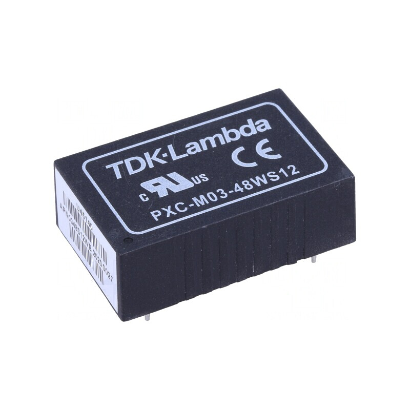 Convertor DC/DC 3W 18-75V la 12V 250mA DIP24 | Electronic-mag.ro | Componente Electronice