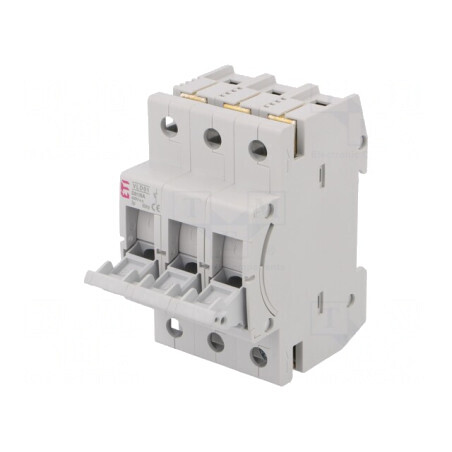 Separator cu Fuzibil 6A 400VAC Poli 3 pentru Șină DIN | Electronic-mag.ro | Componente Electronice