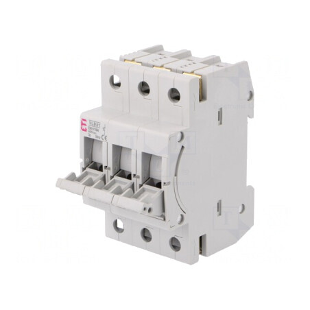 Separator cu Fuzibil D01 16A 400VAC Poli 3 pentru Șină DIN | Electronic-mag.ro | Componente Electronice