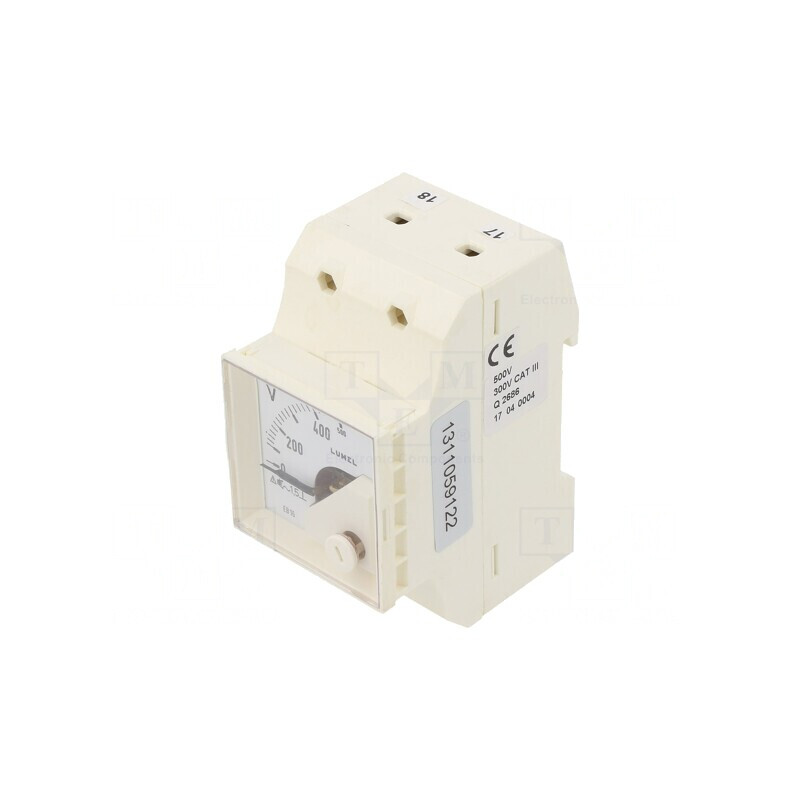 Voltmetru DIN True RMS 0-500V 40-72Hz | Electronic-mag.ro | Componente Electronice