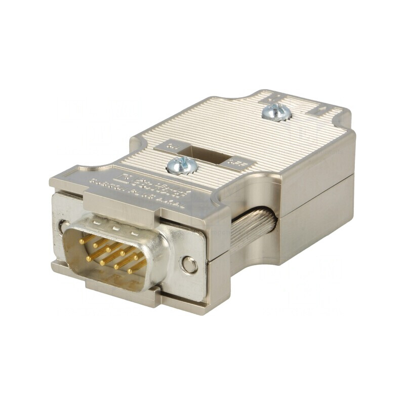 Conector D-Sub 9 Pin Mufă Tată Drept cu Terminal Șurub 50V | Electronic-mag.ro | Componente Electronice