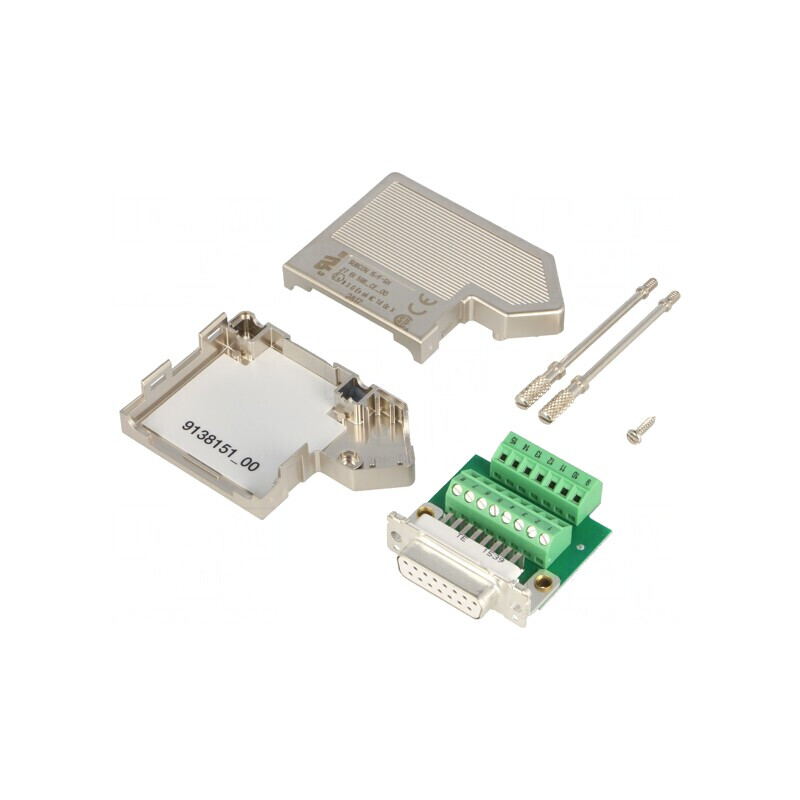 Mufă Mamă D-Sub 15 PIN cu Șurub pe Cablu | Electronic-mag.ro | Componente Electronice