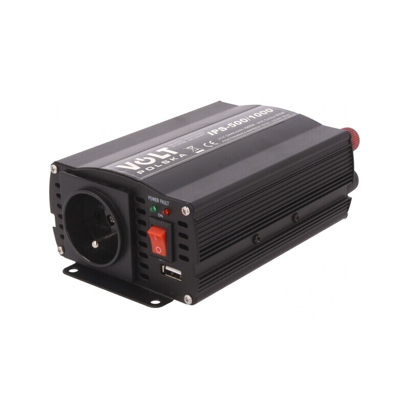 Convertor DC/AC 500W 230V 10.5-15.5V 180x105x69mm | Electronic-mag.ro | Componente Electronice