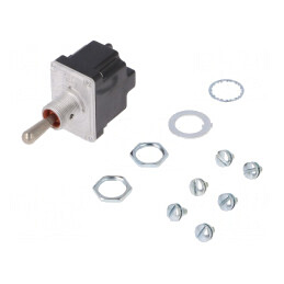 Comutator Basculant 3 Puncte ON-OFF-ON 6A/230VAC 20A/28VDC | Electronic-mag.ro | Componente Electronice