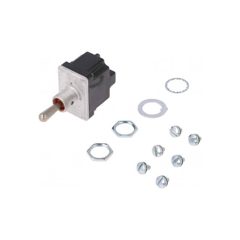 Comutator Basculant 3 Puncte ON-OFF-ON 6A/230VAC 20A/28VDC | Electronic-mag.ro | Componente Electronice