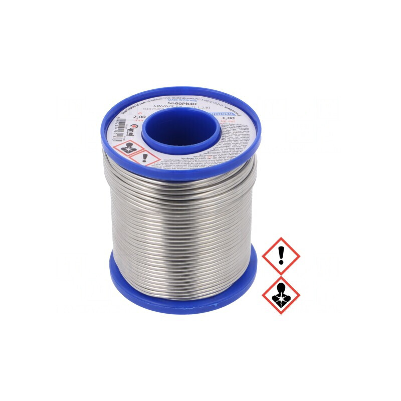 Sârmă de lipit cu plumb 2mm 1kg 190°C | Electronic-mag.ro | Componente Electronice