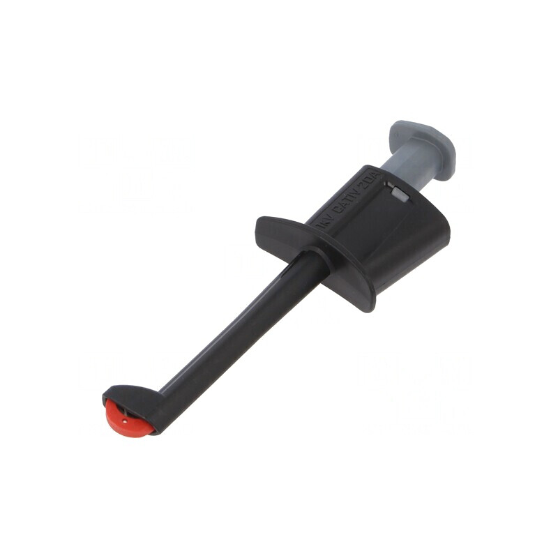 Clips de măsurare cu cârlig 20A neagră 137mm | Electronic-mag.ro | Componente Electronice Clips de măsurare cu cârlig 20A neagră 137mm | Electronic-mag.ro | Componente Electronice