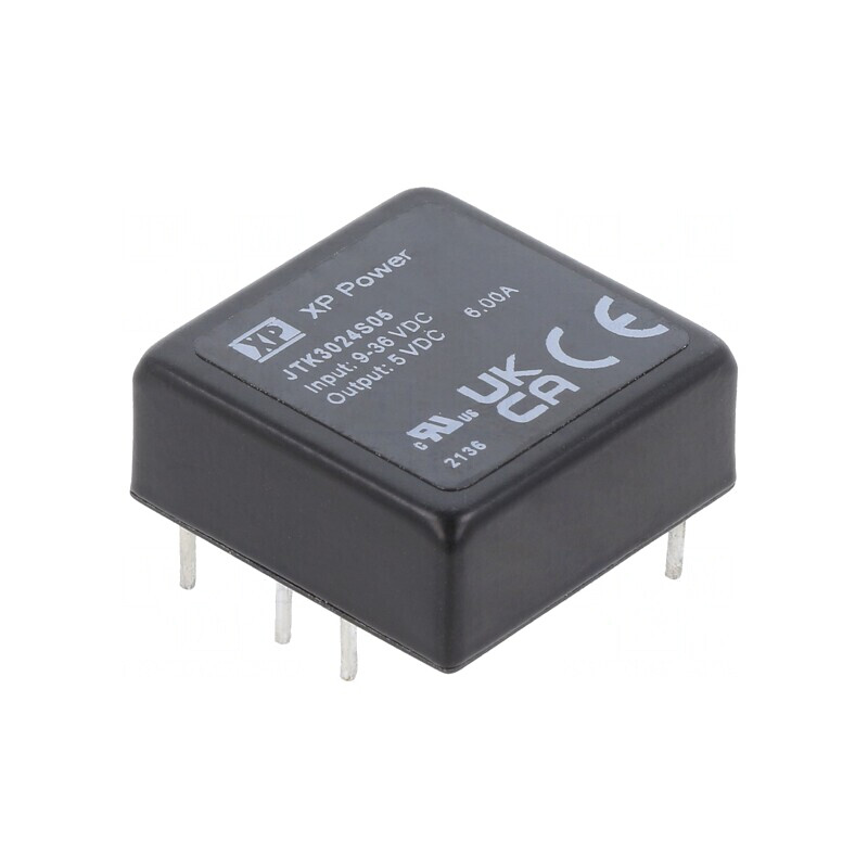 Convertor DC/DC 30W 9-36V la 5V 6A THT | Electronic-mag.ro | Componente Electronice