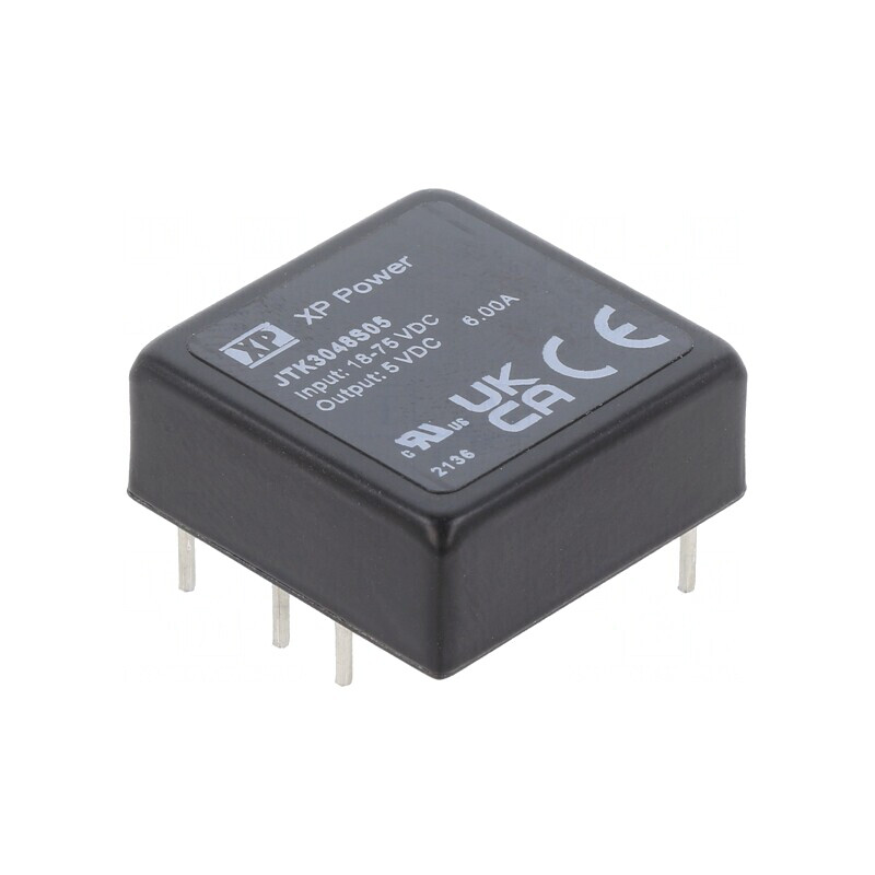 Convertor DC/DC 30W 18-75V la 5V 6A JTK3048S05 | Electronic-mag.ro | Componente Electronice
