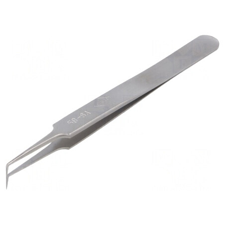 Pensetă de Precizie 115mm Vârf Îngust și Curbat | Electronic-mag.ro | Componente Electronice