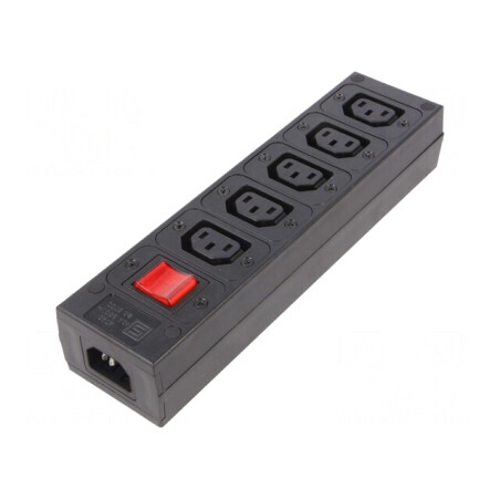 Conector de Alimentare AC Splitter 10A 250VAC IEC 60320 | Electronic-mag.ro | Componente Electronice