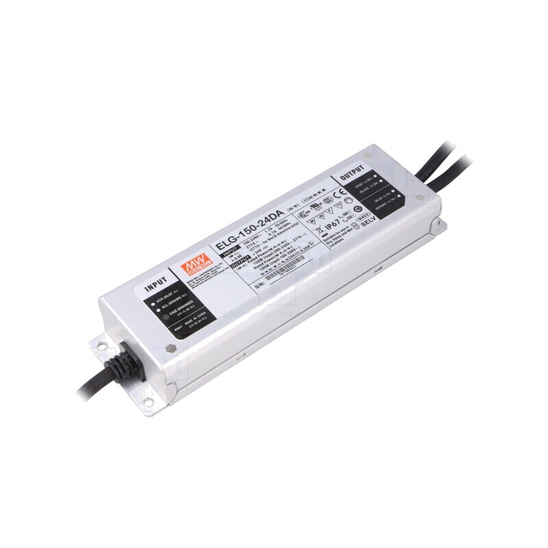 Alimentator LED DALI 150W 24V 6.25A | Electronic-mag.ro | Componente Electronice