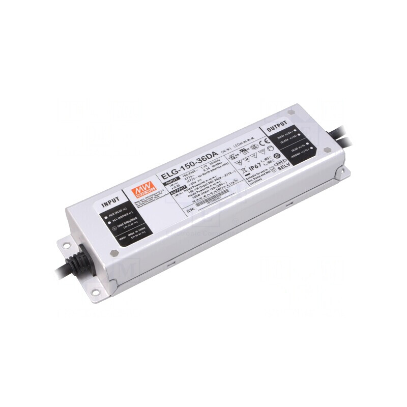 Alimentator LED DALI 150W 36V 4.17A | Electronic-mag.ro | Componente Electronice