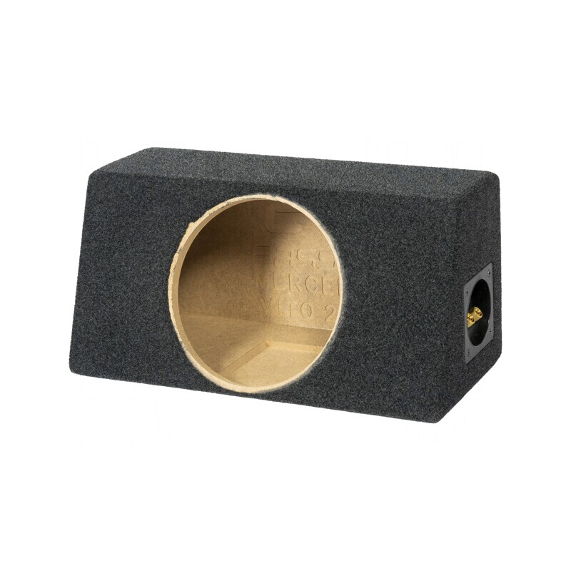 Carcasă Difuzor MDF Negru 200mm Mercedes | Electronic-mag.ro | Componente Electronice